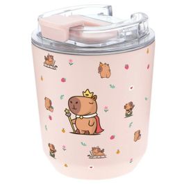 AUREA Vaso Térmico de Café Capibara 280ml Acero Inoxidable sin BPA - Mantiene 6h Frío/4h Caliente Doble Capa Táctil Precio: 19.89000057. SKU: B1GRPSGJBJ