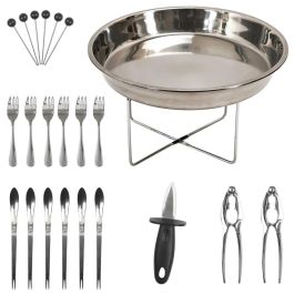Home Deco Factory Juego De 22 Piezas Marisco Inoxidable - Cuchillo Ostras, Tenedores Ostras, Pinzas Crustáceos y Pinchos Precio: 36.49999969. SKU: B15HJGTTRR