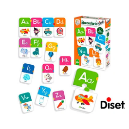 Diset Juego Educativo El Abecedario Castellano con 27 Puzzles para 4 Años