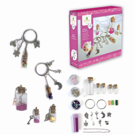 Sycomore Botella de Joyería Kit de Manualidades para Crear Mini Decoraciones y Accesorios con 6 Proyectos