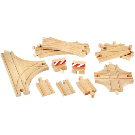 Brio World 33307 Caja Evolution Avance 11 Rails Accesorio para circuito de tren de madera A partir de 3 años