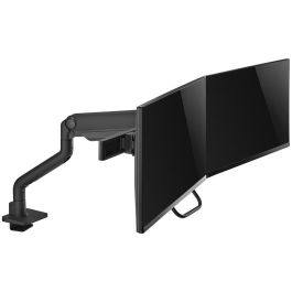 Neomounts DS75S-950BL2 - Soporte de escritorio Full-Motion para 2 monitores de 17-32 pulgadas, resorte de gas, negro