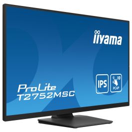 iiyama ProLite T2752MSC-B1 Monitor Táctil 27" FHD IPS 1920x1080 Negro 5ms 60Hz HDMI DP USB Altavoces