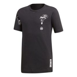Camiseta de Manga Corta Infantil Adidas Hulk Negro S