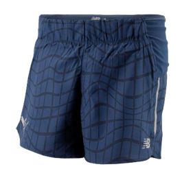 Pantalón Corto Deportivo New Balance Azul marino