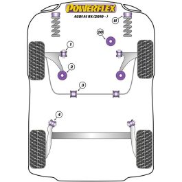 Silentblock Powerflex EXH023 Tubo de Escape