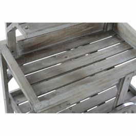 DKD Home Decor Carro para Jardín Shabby Chic Marrón Claro con Ruedas, Desmontable, de Abeto y Pizarra 41x109x87 cm DKD Home Decor Carro para Jardín Shabby Chic Marrón Claro con Ruedas, Desmontable, de Abeto y Pizarra 41x109x87 cm