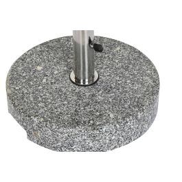DKD Home Decor Base Parasol Terraza y Jardín Gris Granito/Inox 38 x 41 x 38 cm Capacidad 24kg