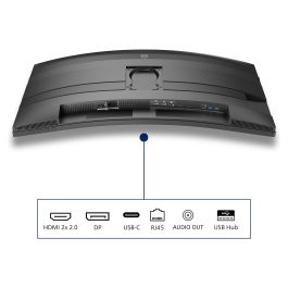 Philips Monitor 34B2U5600C 34" Dual QHD VA Curvo 120Hz USB-C HDMI DP Gris
