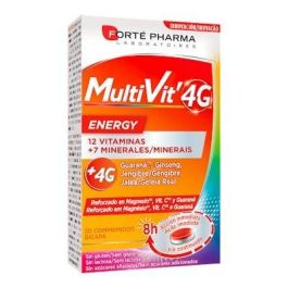 FORTE PHARMA Multivit 4 G Energía 30 Comprimidos - Multivitamínico con Ginseng, Guaraná, Jalea Real y Jengibre para personas activas Precio: 15.5899997. SKU: B1J7KR34JP