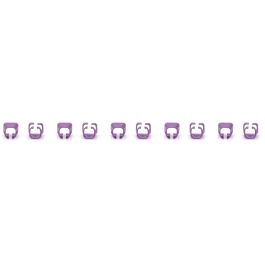 DIGITUS Farbclips für Patchkabel 100 Stk. Violett