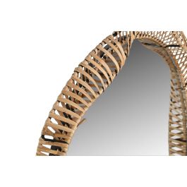 Espejo de pared Home ESPRIT Natural Tropical 70 x 6 x 70 cm