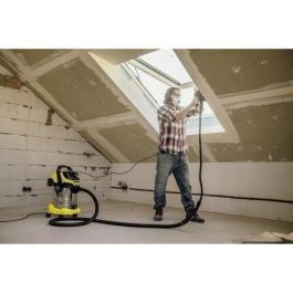 Aspirador en seco y húmedo KARCHER WD 6 PS V-30/8/35/T - Depósito de acero inoxidable 30 L - 1300W (toma de corriente portátil y función soplador)