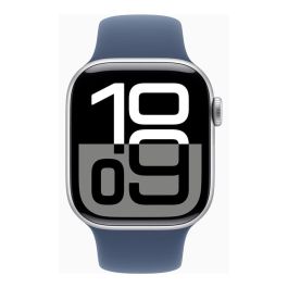 Apple MWX43QL/A Watch Series 10 GPS + Cellular 42mm Caja Aluminio Correa Deportiva Azul Denim M/L. Pantalla Retina, Carga Rápida, Detección Accidentes. Precio: 581.79000022. SKU: B13XW8LWPQ