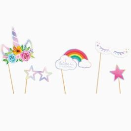 OH YEAH Photocall Unicornio Set 5 Piezas Multicolor Arcoiris Ideal Cumpleaños Fiestas Temáticas Precio: 0.88999977. SKU: B1B38V834X