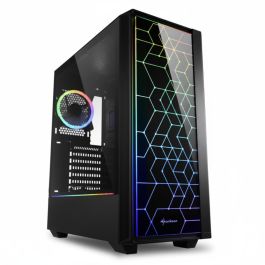 Sharkoon LIT 100 Midi Tower PC Negro ATX Micro-ATX Mini-ITX con Iluminación RGB Azul Verde Rojo Frontal y Ventiladores de Caja Precio: 122.98999988. SKU: S5602995