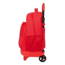 Mochila Safta Grande Con Ruedas Compact Extraible Atletico De Madrid 450x330x220 mm Mochila Safta Grande Con Ruedas Compact Extraible Atletico De Madrid 450x330x220 mm