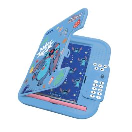 Lexibook Cuaderno Diario Secreto Electrónico Disney Stitch con Código, Luces y Sonido - 24,1x6,5x18 cm