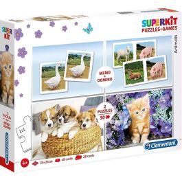 SuperKit, Animales, Rompecabezas, Unisex, 4+ años, 2 x 30 + 48 + 28 pzs Precio: 19.49999942. SKU: B1JSDVCXDW