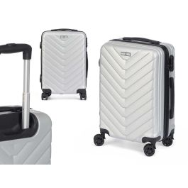 Maleta de Cabina ABS Gris Claro Arte Regal 38x57x23 cm Maleta de Cabina ABS Gris Claro Arte Regal 38x57x23 cm
