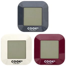 Cook Concept Temporizador Magnético Táctil para Cocina con Pantalla Electrónica y Soporte