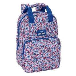 Mochila Escolar Nait Nait Flores coimbra azul Azul 20 x 28 x 8 cm Precio: 14.49999991. SKU: B1CKE4AKQ4