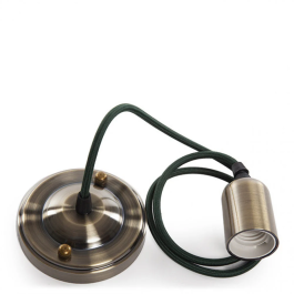 Pendel E27 Cable 1000mm con Rosetón Tela - SC-MPL021 Precio: 6.50000021. SKU: B127DQJZGX