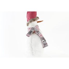 DKD Home Decor Estatua Decorativa Navidad Tradicional Muñeco de Nieve de Poliéster Blanco Rojo Gris - Perfecta para el Hogar 17x50x28 cm DKD Home Decor Estatua Decorativa Navidad Tradicional Muñeco de Nieve de Poliéster Blanco Rojo Gris - Perfecta para el Hogar 17x50x28 cm