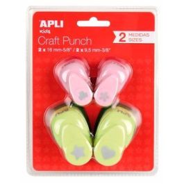 Apli Perforadora 1 Agujero Formas Surtidas 16 mm-9,5 mm Diametro -Pack 4 Ud- Precio: 11.49999972. SKU: S8426088
