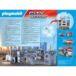 Playmobil Comisaría de Policía con Sala de Investigación | Set de Juego de Rol para Niños, +3 años, Material Plástico