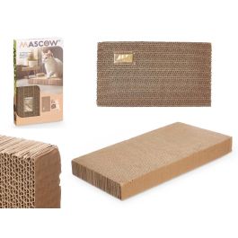 Rascador Rectangular para Mascotas Mascow 44x5.5x25 cm - Cartón Marrón (12 Unidades) Precio: 51.49999943. SKU: B1B556V7K4