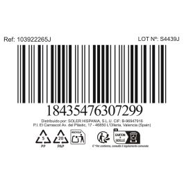 La Mediterranea Set 5 Boles Con Tapa Azul "Adele"