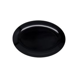 Quid Bandeja Oval Select Basic 25x18 cm Negro Melamina Plástico Brillo Precio: 1.88999943. SKU: B1KJ8Z8N3D