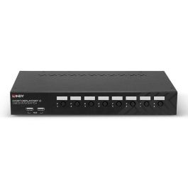 Lindy KVM Switch 8 Puertos DisplayPort 1.2, USB 2.0 y Audio con Hub USB Integrado, 4K 60Hz para PC/Mac, Rack 1U