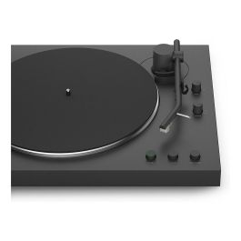 Sony PS-LX3BT - Tocadiscos Automático de Tracción por Correa con Bluetooth, Negro, 33 1/3 y 45 RPM, Preamplificador Phono Integrado, Plato de Aluminio