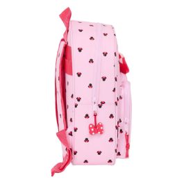 Mochila Escolar Minnie Mouse Naive Rosa 28 x 34 x 10 cm