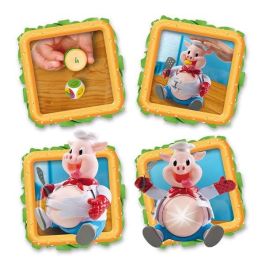 Bizak 64550084 Antón Zampón, juego de mesa de acción: hincha la barriga hasta que el cinturón explota, para niños +4 años