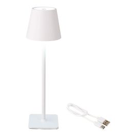 Lampara LED de Mesa Lumineo 894378 Blanco Metal 37 cm Recargable Precio: 24.50000014. SKU: B13VPEC34T
