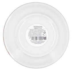 Bidasoa Plato de Pan Orion Hydrozero de Porcelana 15 cm Blanco - Pack de 6 Unidades