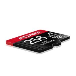 ADATA 256GB microSDXC High Endurance UHS-I U3 V30 A2 100/80MB/s - Ideal para Grabación Continua 4K/8K, Dashcams y Vigilancia - Impermeable