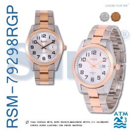 SAMI Reloj Unisex 12 NOS FECHA 3ATM Bicolor IPRG Correa Acero Precio: 25.3253. SKU: B17DJXN4PV