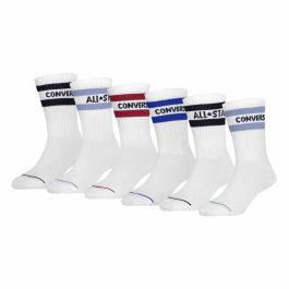 Calcetines Converse Wordmark Crew Blanco (5-7 Años) Calcetines Converse Wordmark Crew Blanco (5-7 Años)