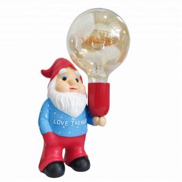 Gnomo Cerámica Acabado Azul/Rojo con Bombilla LED G125 "Amore" AM-NN202 Precio: 50.79000047. SKU: B156ZWSP2N