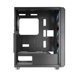Mars Gaming MC-VAULT Caja Ordenador Semitorre ATX 4 Ventiladores ARGB Ventana Cristal Templado Frontal Mesh