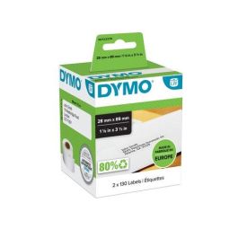 Dymo 99010 Etiquetas de Transferencia Térmica Label Writer, Negro sobre Blanco 28x89 mm, 2 Rollos 130 Unidades Precio: 13.89000019. SKU: BIXS0722370