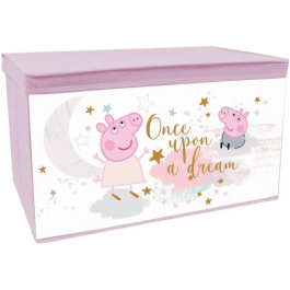 Fun House Caja de Juguetes Plegable Peppa Pig FUN3700057134983 - 55,5 x 34,5 x 34 cm - Para Niños