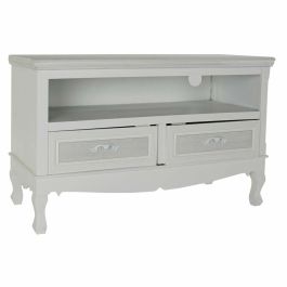 Mesa Centro Romantico DKD Home Decor Blanco 42 x 61 x 100 cm Mesa Centro Romantico DKD Home Decor Blanco 42 x 61 x 100 cm