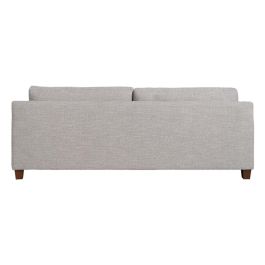 Sofá 3 Plazas Gris Tejido-Madera 221 X 90 X 87 cm