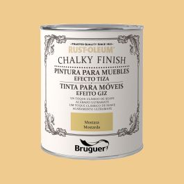 Bruguer Rust-oleum Chalky Finish Pintura al Agua Efecto Tiza Mostaza 0,750L 5397515