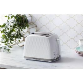 Russell Hobbs 26060-56 Tostador Honeycomb Blanco para 2 Rebanadas